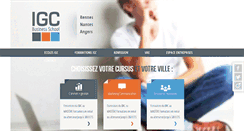 Desktop Screenshot of igc-ecoles.com